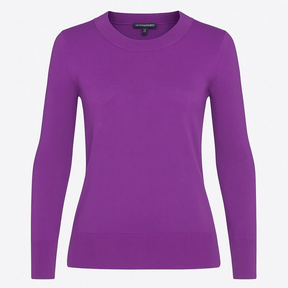 Banana Republic Purple Lightweight Crewneck Sweater Small